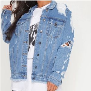 Distressed Denim Jacket